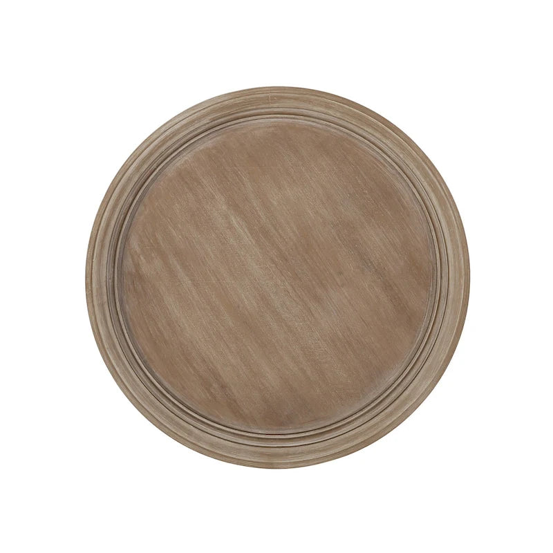 French Country Accent Table with Round Top