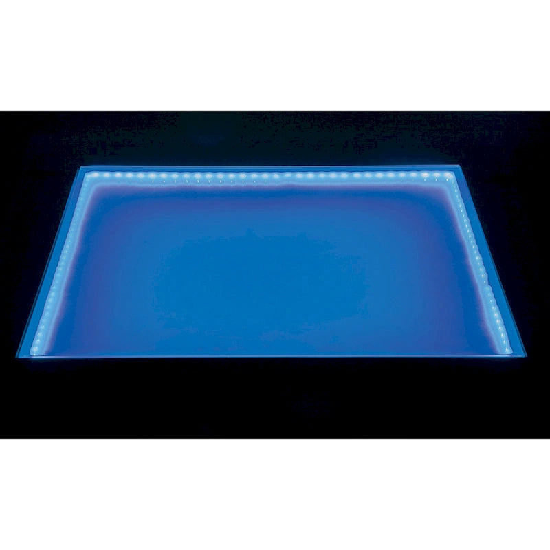 54-inch Square Light-up Counter Height Wood Dining Table