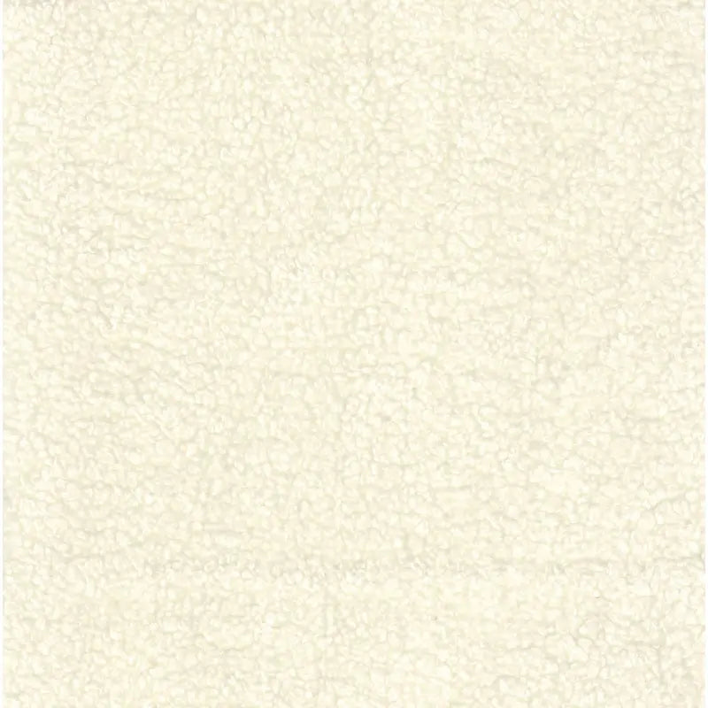 Sherpa Accent Chair with Wood Legs - Cream