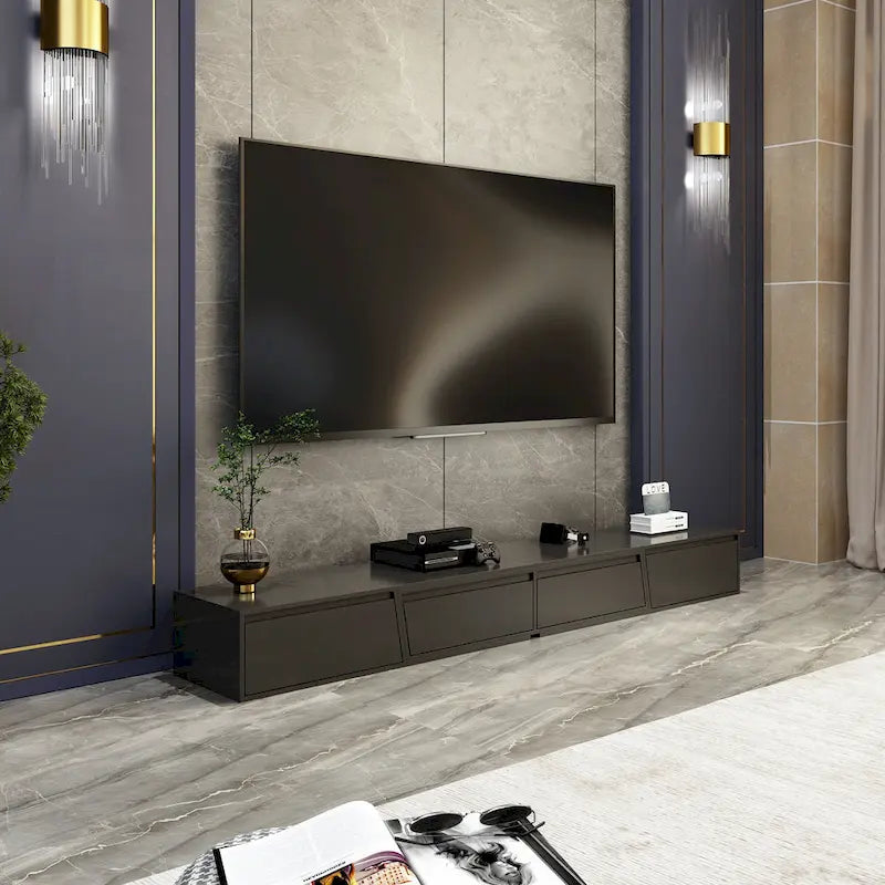 Móvel de TV moderno extensível, ajustável, para televisores até 120