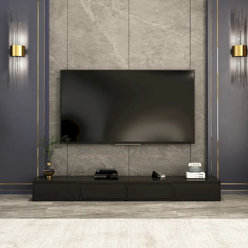Móvel de TV moderno extensível, ajustável, para televisores até 120
