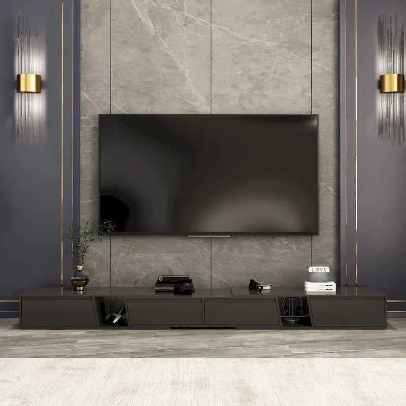 Móvel de TV moderno extensível, ajustável, para televisores até 120