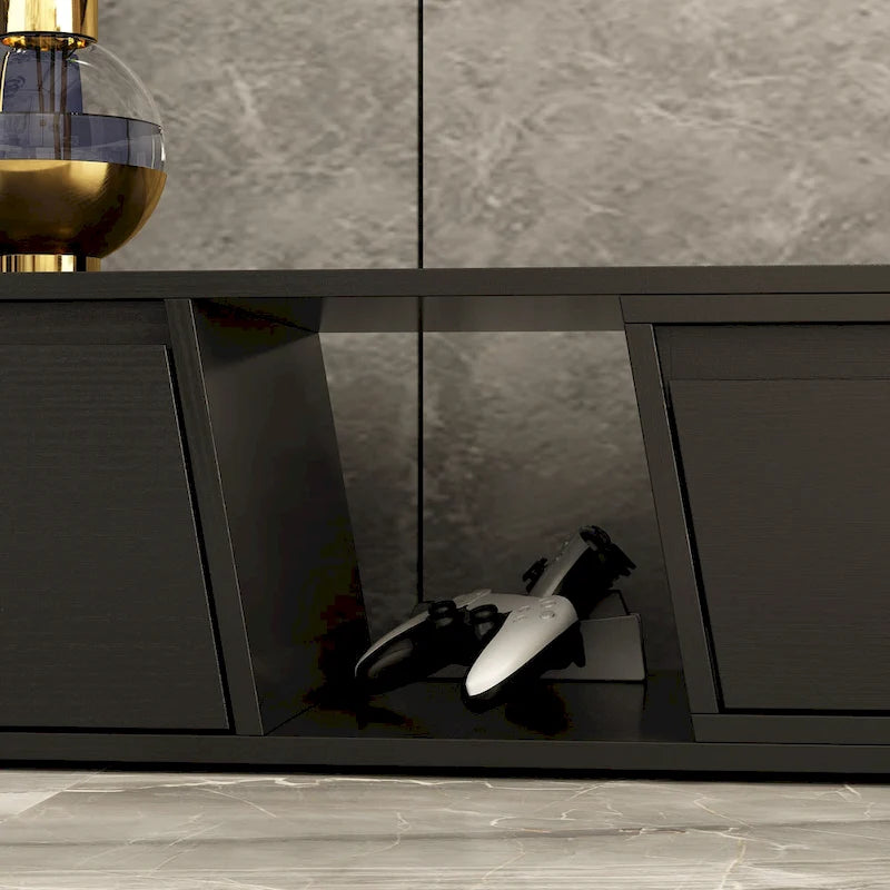 TV Stand Modern Extendable TV Stand in Stretch for TVs up to 120