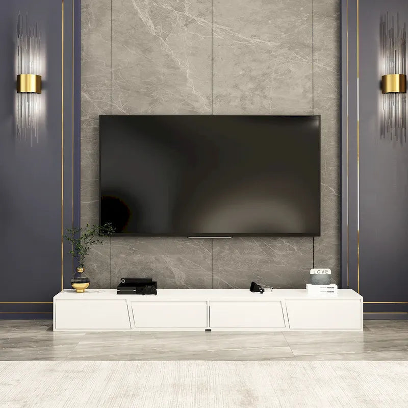 Móvel de TV moderno extensível, ajustável, para televisores até 120
