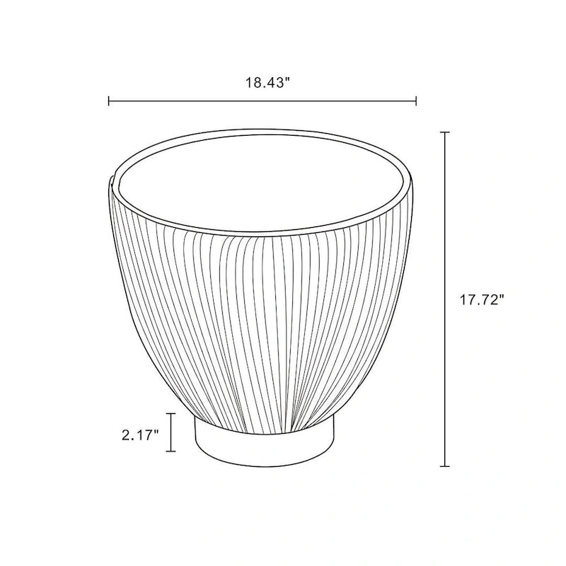 Table d’appoint rembourrée moderne 2.0