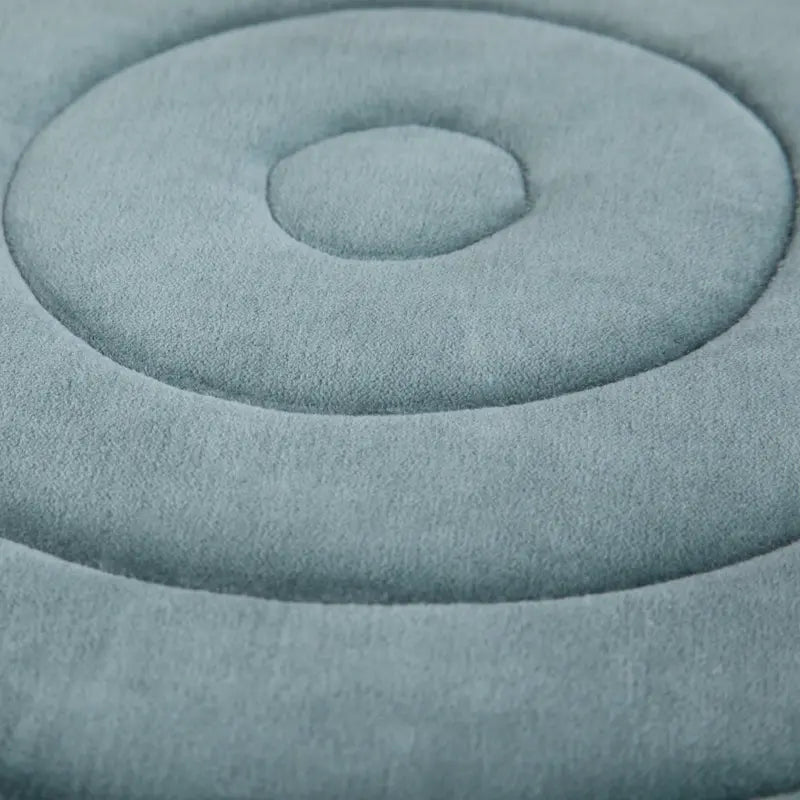 Pouf rotondo boho in tessuto di velluto