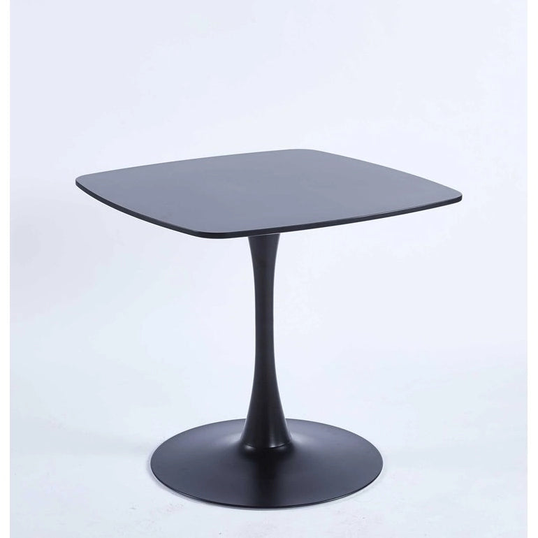 Table à manger spéciale de 31.5 pouces avec pied central rond pour 2 à 4 personnes