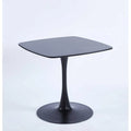 Table à manger spéciale de 31.5 pouces avec pied central rond pour 2 à 4 personnes