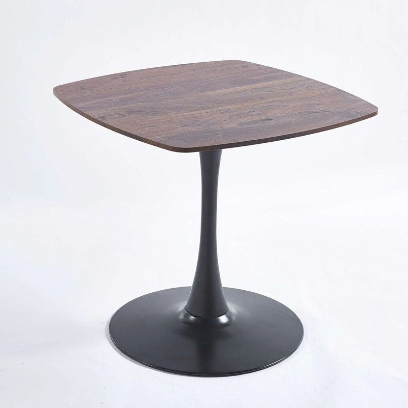 Table à manger spéciale de 31.5 pouces avec pied central rond pour 2 à 4 personnes