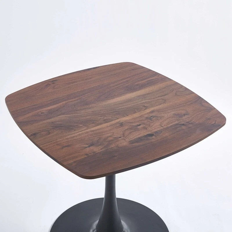 Table à manger spéciale de 31.5 pouces avec pied central rond pour 2 à 4 personnes