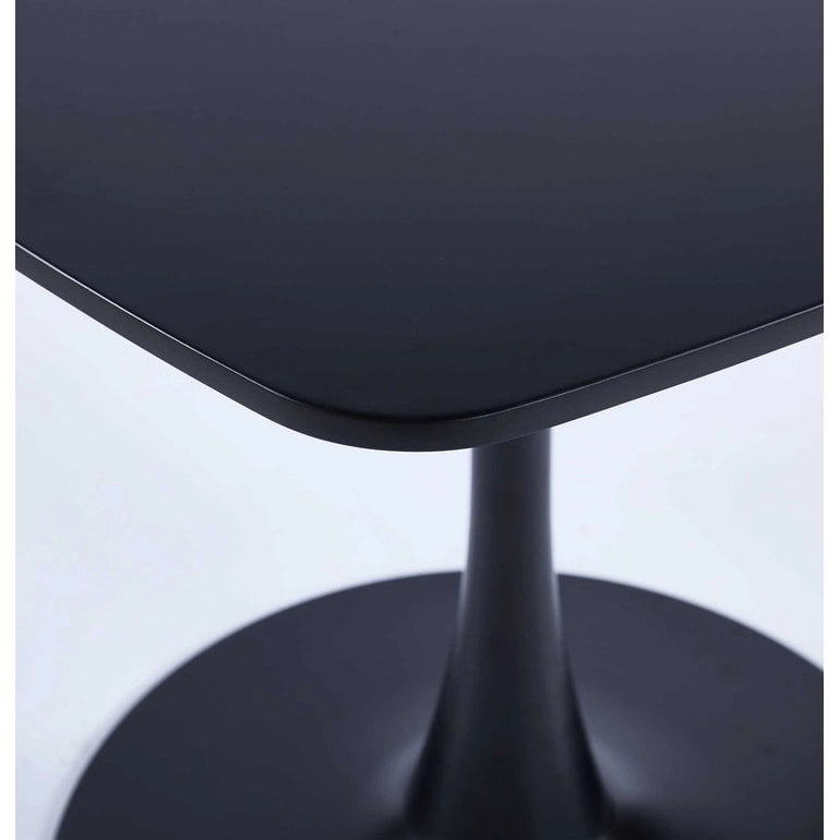 Table à manger spéciale de 31.5 pouces avec pied central rond pour 2 à 4 personnes