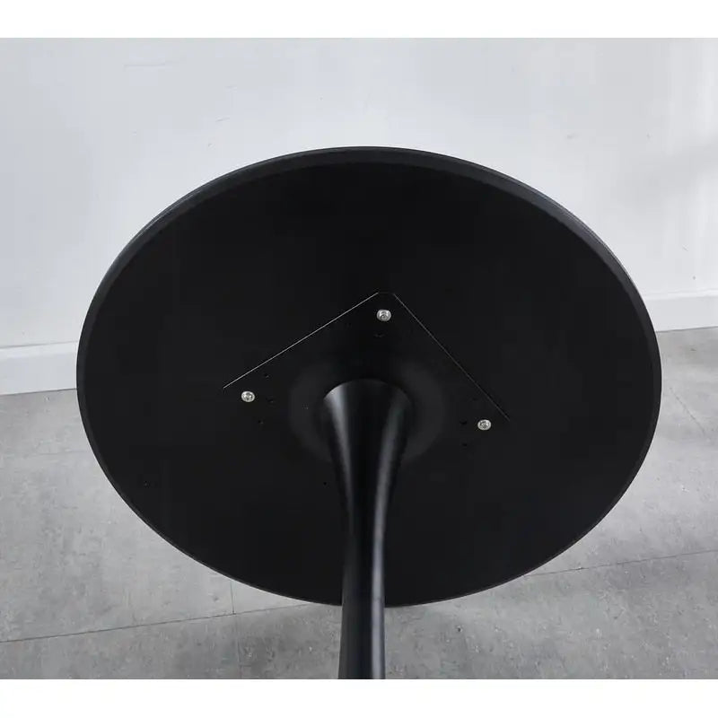 Table à manger spéciale de 31.5 pouces avec pied central rond pour 2 à 4 personnes