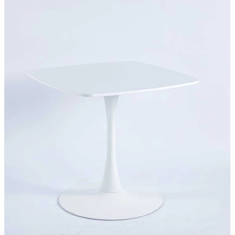 Table à manger spéciale de 31.5 pouces avec pied central rond pour 2 à 4 personnes