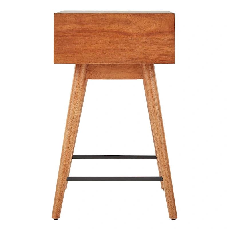 Table d'appoint en bois à 1 tiroir