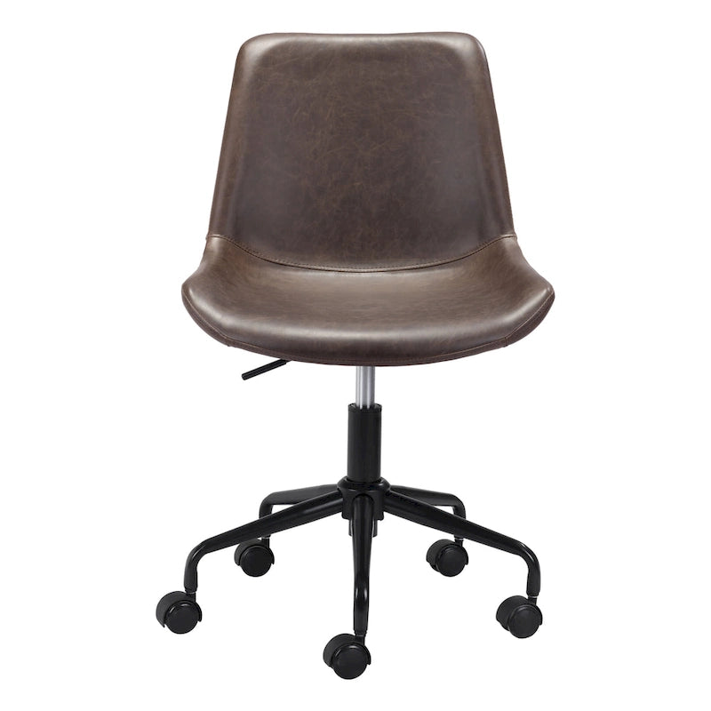 Sedia da ufficio marrone