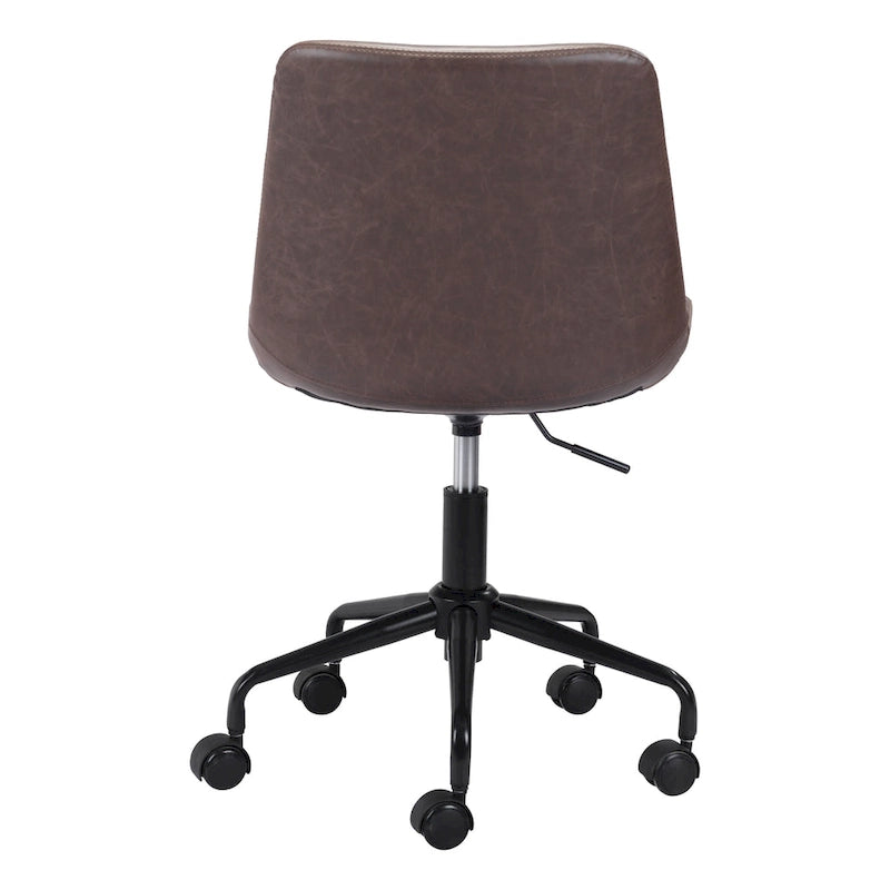 Sedia da ufficio marrone