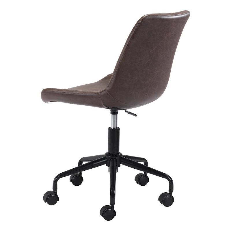 Sedia da ufficio marrone
