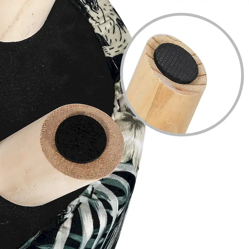 Pouf rond moderne, repose-pieds, tabouret, en tissu velours rembourré