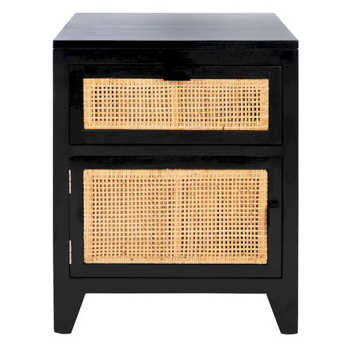 1-Drawer 1-Door Nightstand