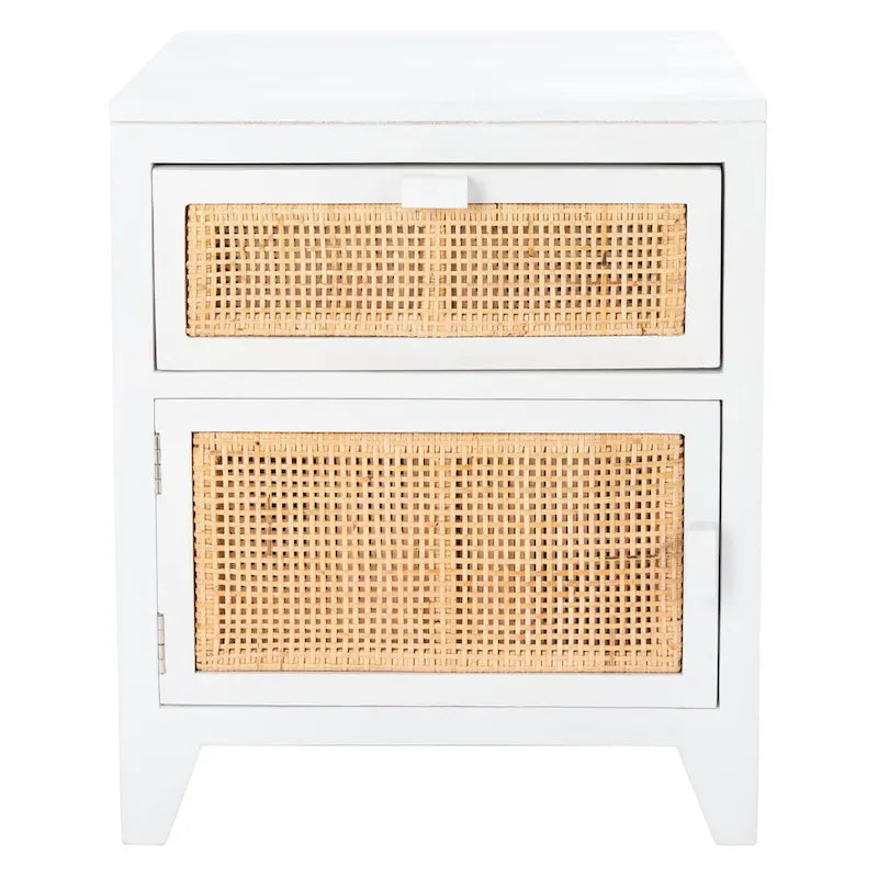 1-Drawer 1-Door Nightstand