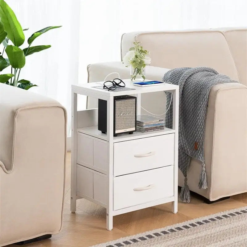 Nightstand with Charging Station