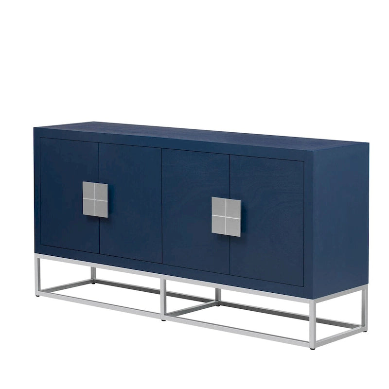 Modern Sideboard with Unique Support Legs and Adjustable Shelves