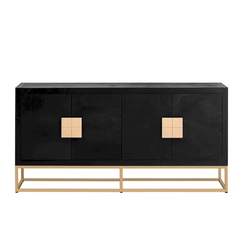 Modern Sideboard with Unique Support Legs and Adjustable Shelves