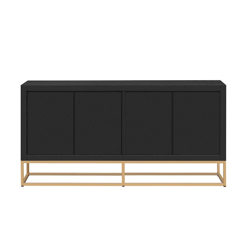Modern Sideboard with Unique Support Legs and Adjustable Shelves