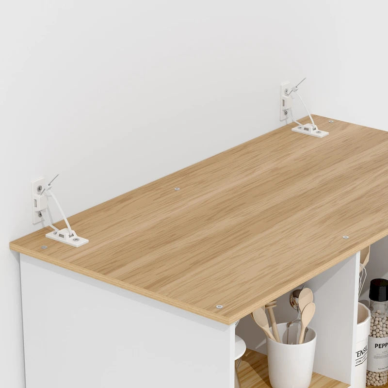 Mobiletto freestanding alto da 72 in lino, grande mobile contenitore da pavimento per casa, cucina, bagno e soggiorno, bianco